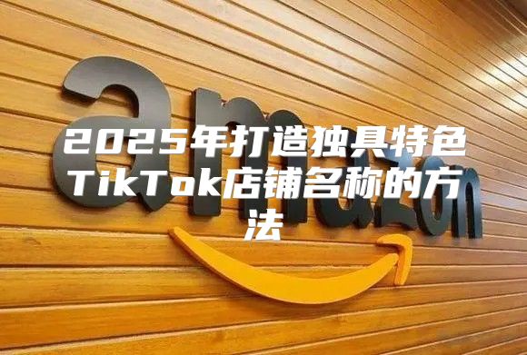 2025年打造独具特色TikTok店铺名称的方法