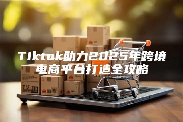 Tiktok助力2025年跨境电商平台打造全攻略