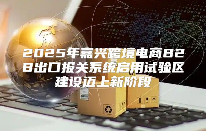 2025年嘉兴跨境电商B2B出口报关系统启用试验区建设迈上新阶段