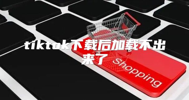 tiktok下载后加载不出来了
