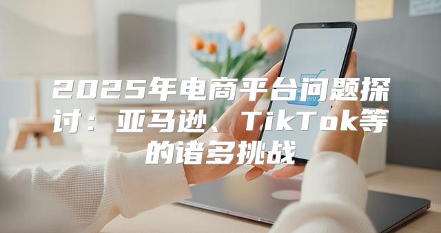 2025年电商平台问题探讨：亚马逊、TikTok等的诸多挑战