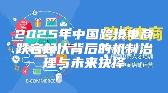 2025年中国跨境电商跌宕起伏背后的机制治理与未来抉择
