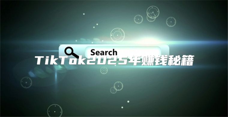 TikTok2025年赚钱秘籍