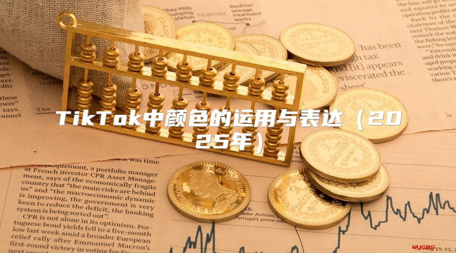 TikTok中颜色的运用与表达2025年