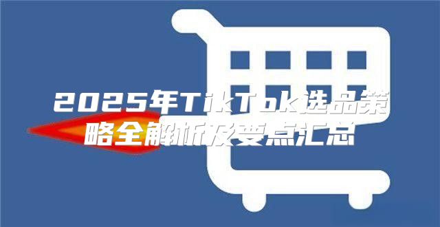 2025年TikTok选品策略全解析及要点汇总