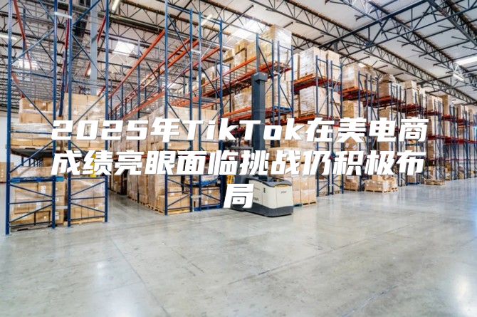 2025年TikTok在美电商成绩亮眼面临挑战仍积极布局