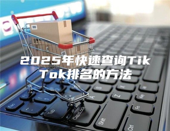 2025年快速查询TikTok排名的方法