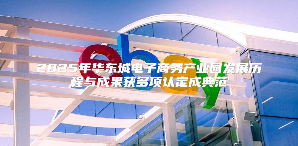 2025年华东城电子商务产业园发展历程与成果获多项认定成典范