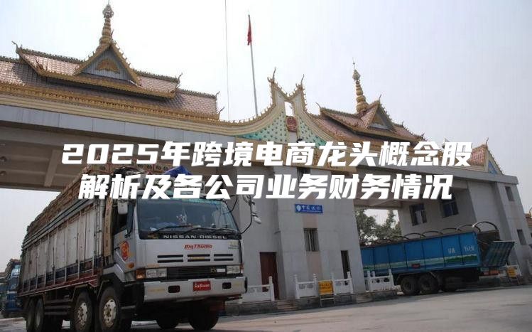2025年跨境电商龙头概念股解析及各公司业务财务情况