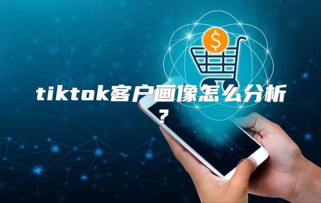 tiktok客户画像怎么分析？