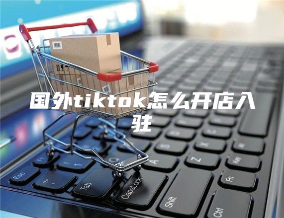 国外tiktok怎么开店入驻