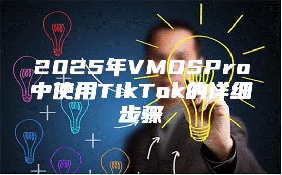 2025年VMOSPro中使用TikTok的详细步骤