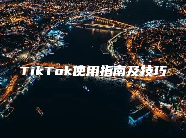 TikTok使用指南及技巧