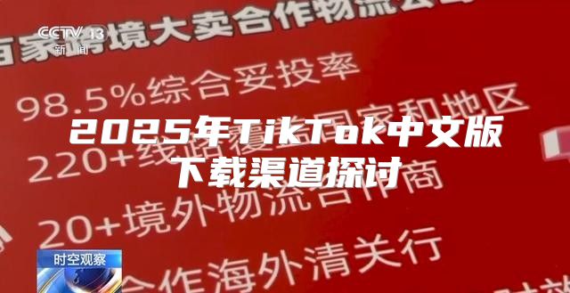 2025年TikTok中文版下载渠道探讨