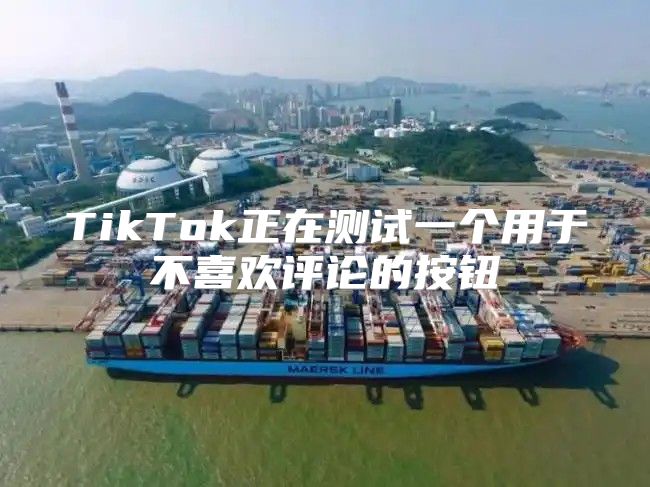TikTok正在测试一个用于不喜欢评论的按钮