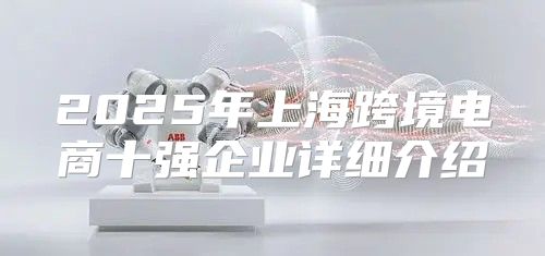 2025年上海跨境电商十强企业详细介绍