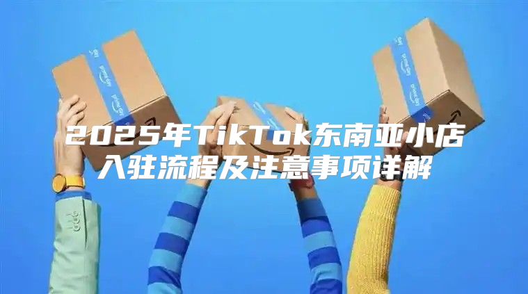 2025年TikTok东南亚小店入驻流程及注意事项详解