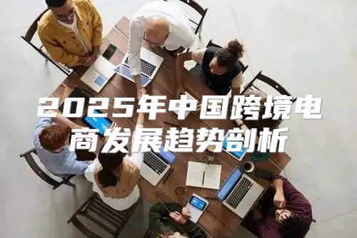 2025年中国跨境电商发展趋势剖析