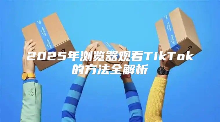 2025年浏览器观看TikTok的方法全解析