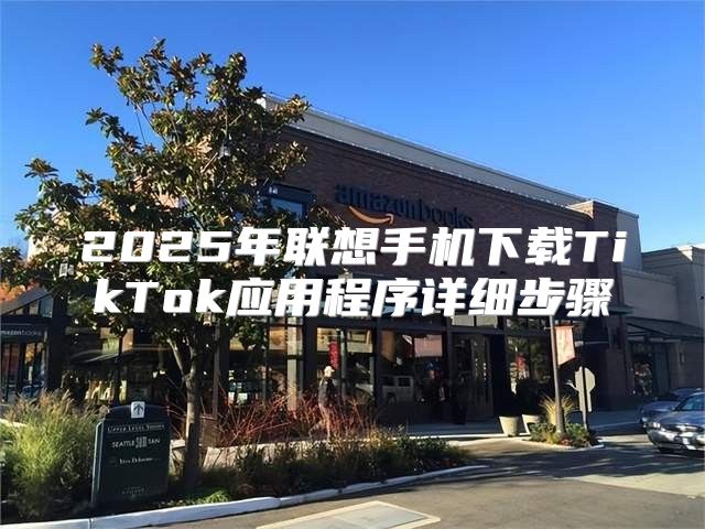 2025年联想手机下载TikTok应用程序详细步骤