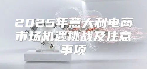 2025年意大利电商市场机遇挑战及注意事项
