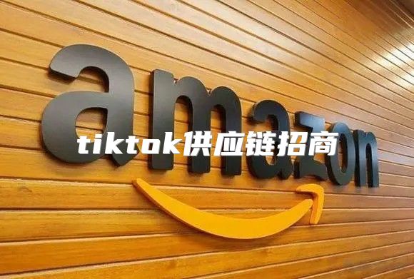 tiktok供应链招商