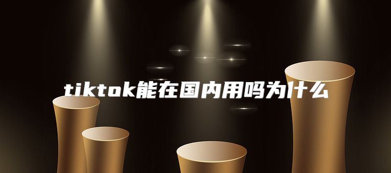 tiktok能在国内用吗为什么