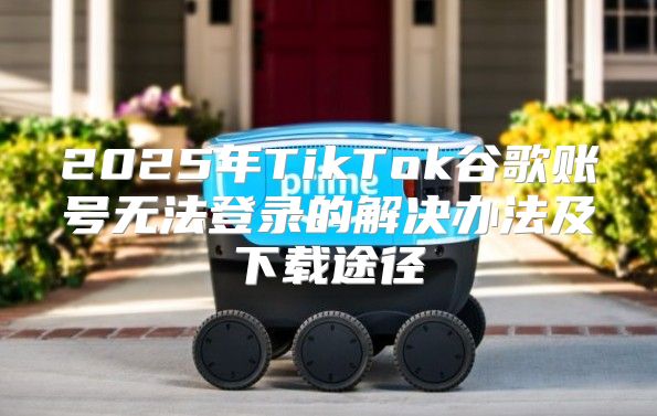 2025年TikTok谷歌账号无法登录的解决办法及下载途径