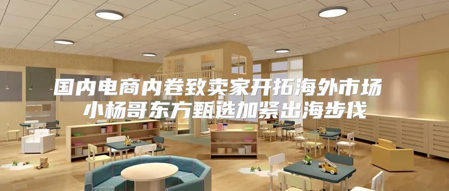 国内电商内卷致卖家开拓海外市场 小杨哥东方甄选加紧出海步伐