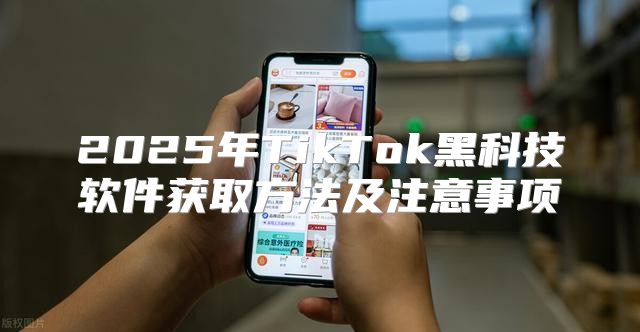 2025年TikTok黑科技软件获取方法及注意事项