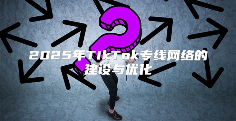 2025年TikTok专线网络的建设与优化