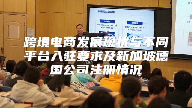 跨境电商发展现状与不同平台入驻要求及新加坡德国公司注册情况