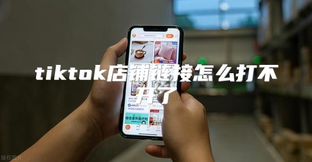 tiktok店铺链接怎么打不开了