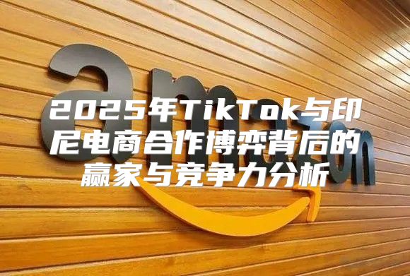 2025年TikTok与印尼电商合作博弈背后的赢家与竞争力分析