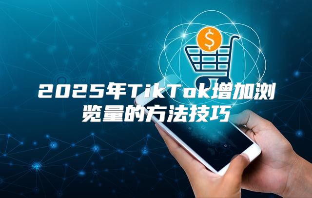 2025年TikTok增加浏览量的方法技巧