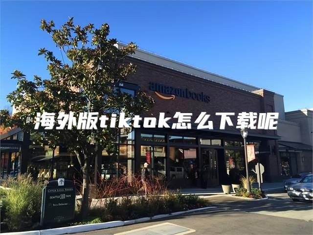 海外版tiktok怎么下载呢