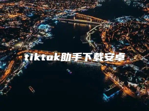 tiktok助手下载安卓