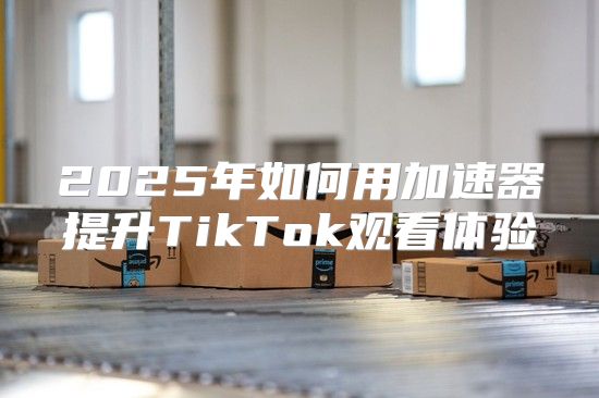 2025年如何用加速器提升TikTok观看体验