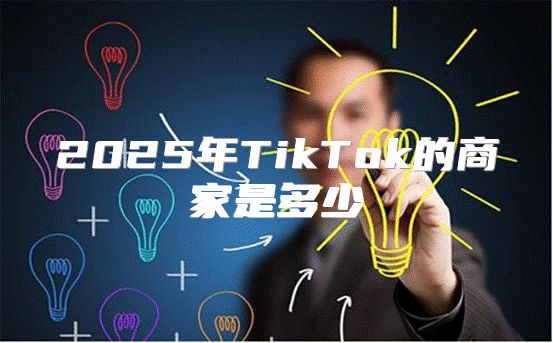 2025年TikTok的商家是多少