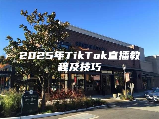2025年TikTok直播教程及技巧