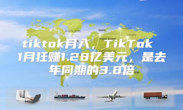 tiktok月入，TikTok 1月狂赚1.28亿美元，是去年同期的3.8倍