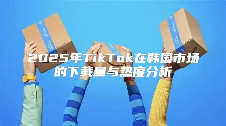 2025年TikTok在韩国市场的下载量与热度分析