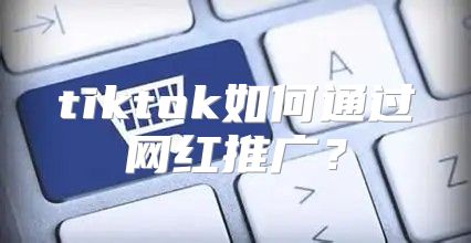 tiktok如何通过网红推广？