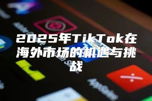 2025年TikTok在海外市场的机遇与挑战