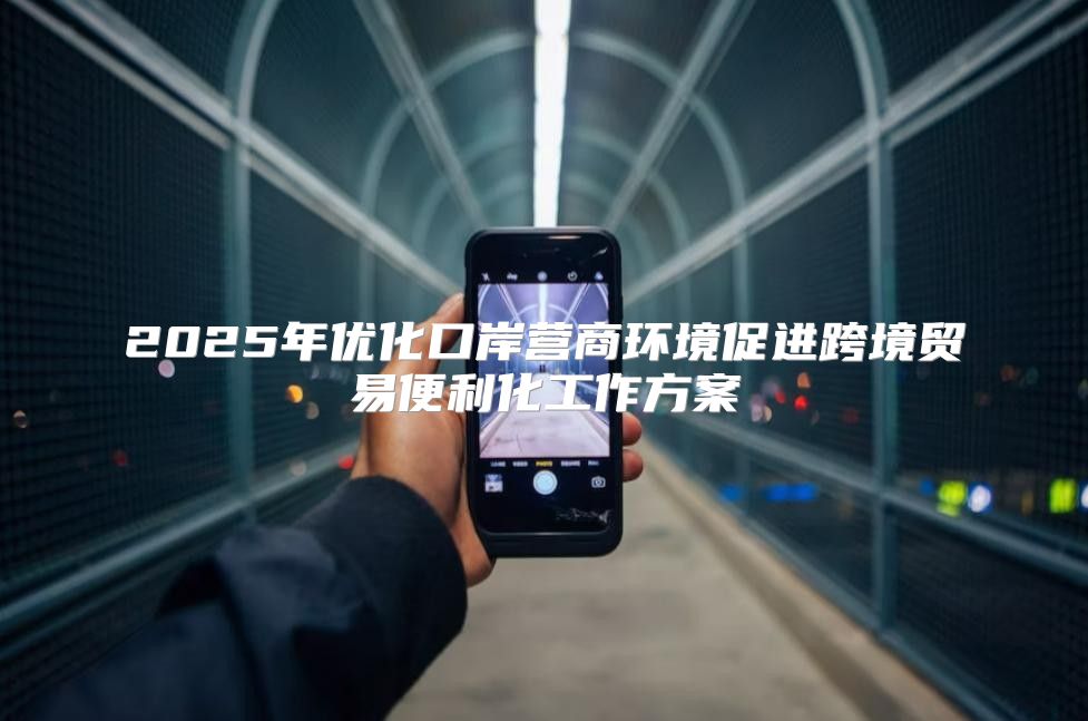 2025年优化口岸营商环境促进跨境贸易便利化工作方案