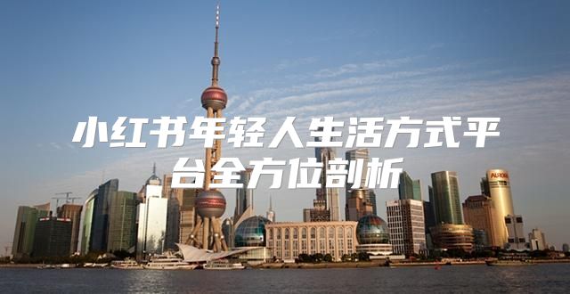 小红书年轻人生活方式平台全方位剖析
