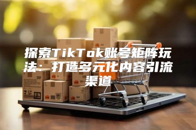 探索TikTok账号矩阵玩法：打造多元化内容引流渠道