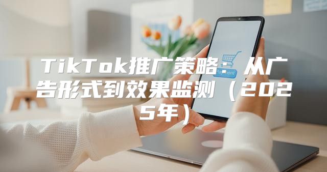TikTok推广策略：从广告形式到效果监测2025年