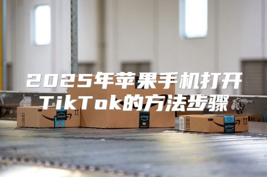 2025年苹果手机打开TikTok的方法步骤