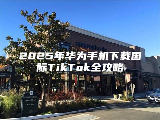 2025年华为手机下载国际TikTok全攻略